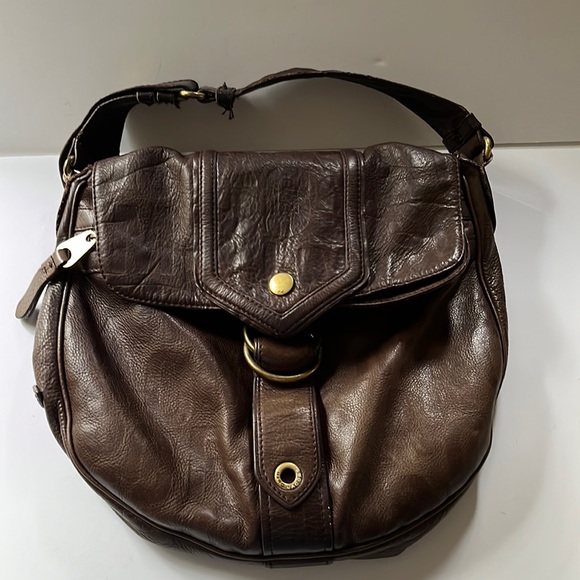 Marc Jacobs Brown Leather Shoulder Bag - Picture 1 of 16